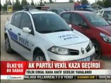 Bursa Milletvekili Tülin Erkal KARA Trafik Kazası Geçirdi