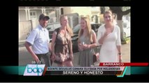 Barranco: Agente devolvió cámara fotográfica a turistas holandesas