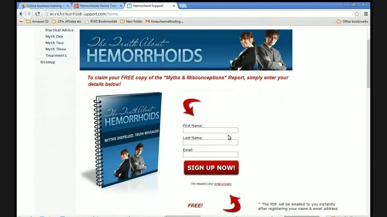 Hemorrhoids Home Treatment - Review of the best Hemorrhoids Cure and Treatment