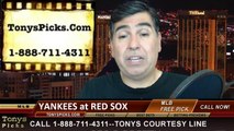 Boston Red Sox vs. New York Yankees Pick Prediction MLB Odds Preview 4-22-2014