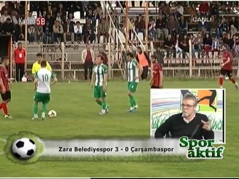 Zaraspor 3-0 Çarşambaspor | Özet ve yorumlar, Kanal 58