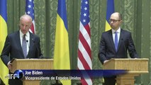 Ucrania: Biden respalda gobierno en Kiev