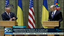 Sella Biden en Kiev la alianza Estados Unidos-Ucrania