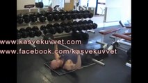 barbell floor press