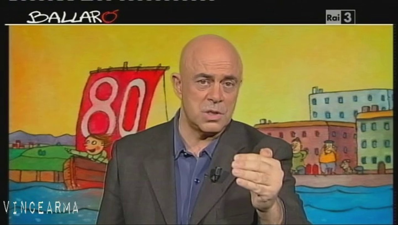 22.04.2014 Ballarò (RAI 3) Maurizio Crozza