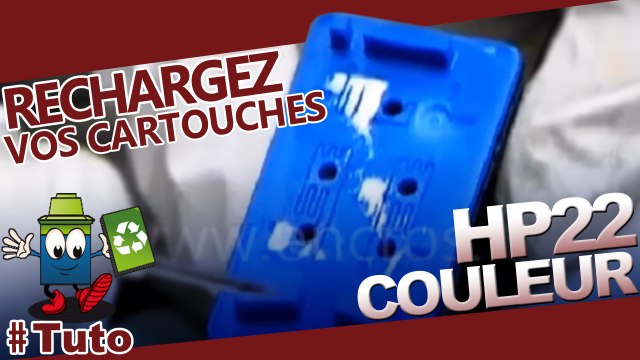 Comment recharger une cartouche d'encre HP 22