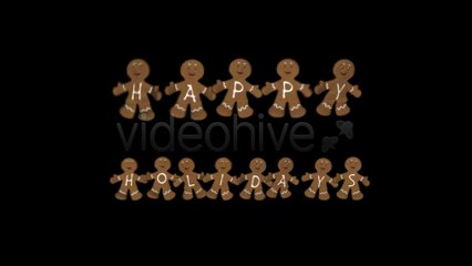 Gingerbread Titles - AE Constructor - After Effects Template