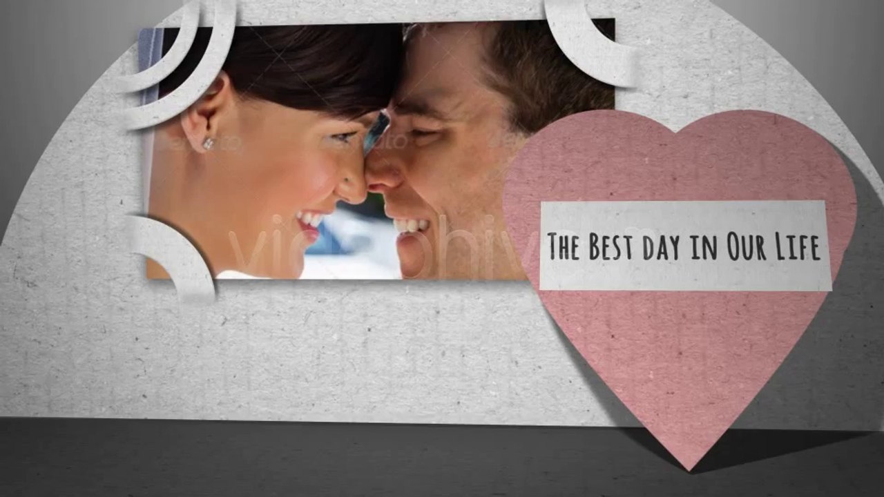 Paper Wedding Opening - After Effects Template