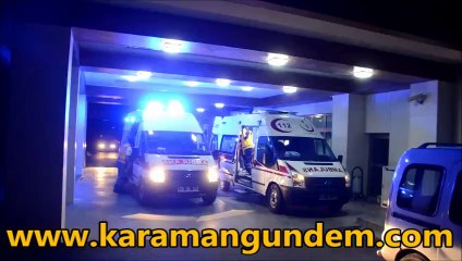 Karaman da 3 ayrı bıçaklı kavgada 1 i ağır 5 kişi yaralandı