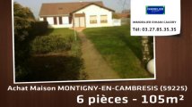 A vendre - maison - MONTIGNY-EN-CAMBRESIS (59225) - 6 pièces - 105m²