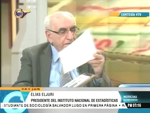 Elías Eljuri asegura que canasta alimentaria cuesta Bs. 3.730
