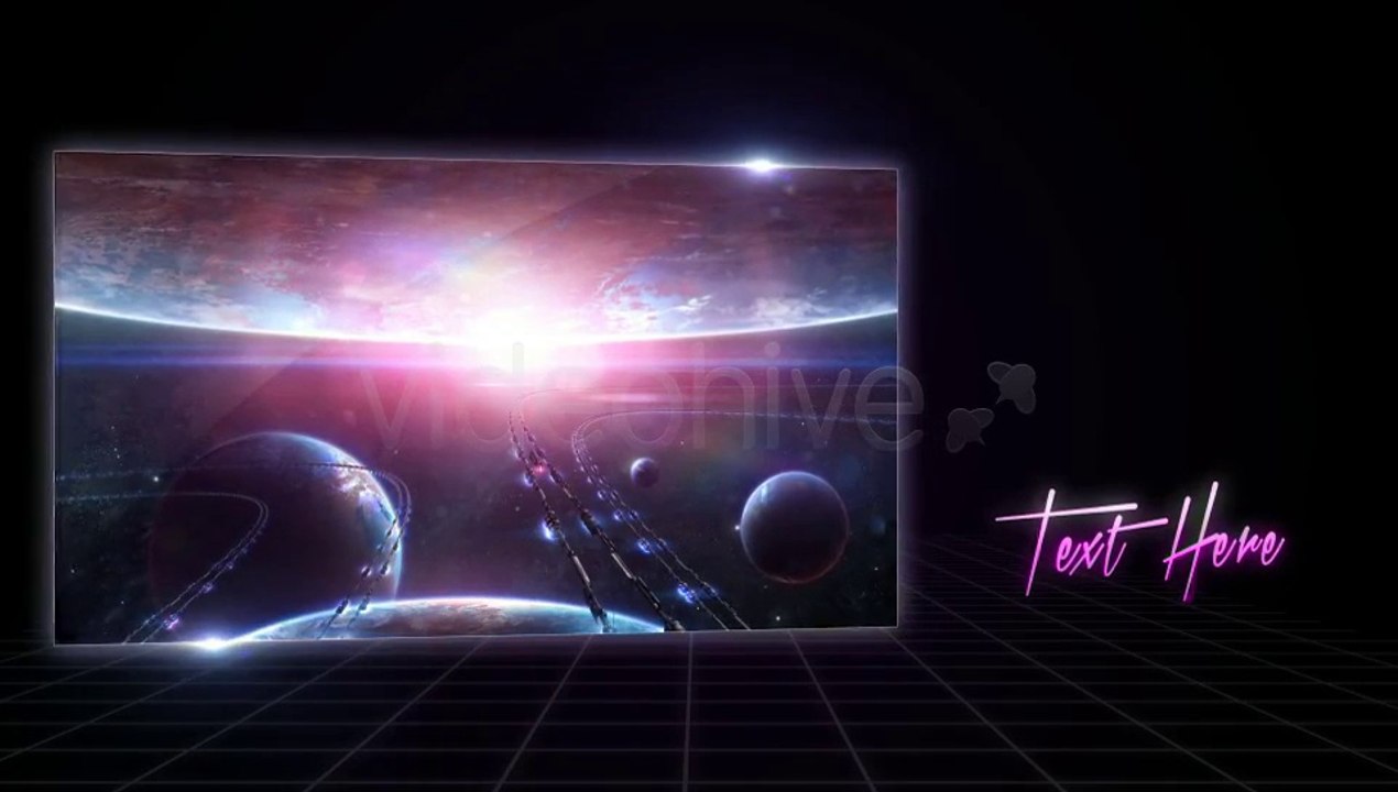 80s Nightclub Titles - After Effects Template