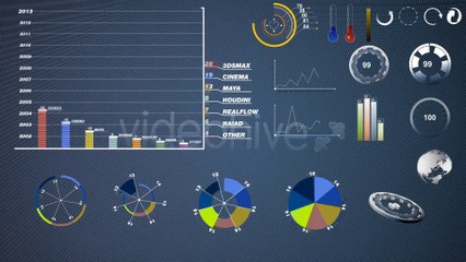 20 Infographic Elements - After Effects Template