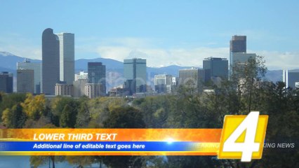 Breaking News Lower Third - After Effects Template