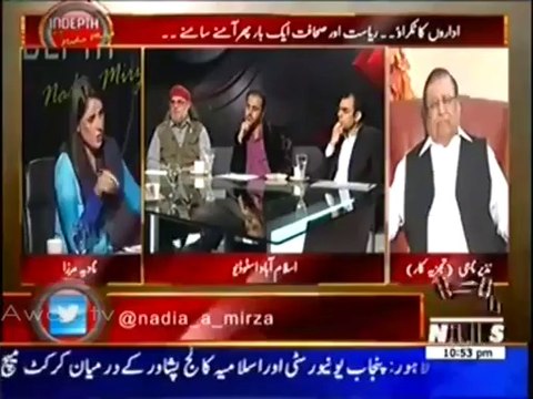 Zaid Hamid Blasted Hamid Mir and Geo in a Talk Show!
