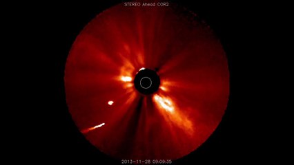ISON Kuyruklu Yıldızının Yok Oluş Anı