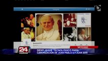 Vaticano usará tecnología de punta para transmitir canonización de Juan Pablo II (1/3)