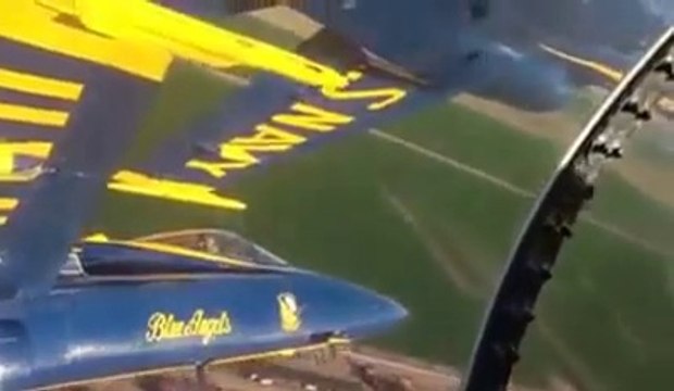 Rare First Person View Of Blue Angels Flight