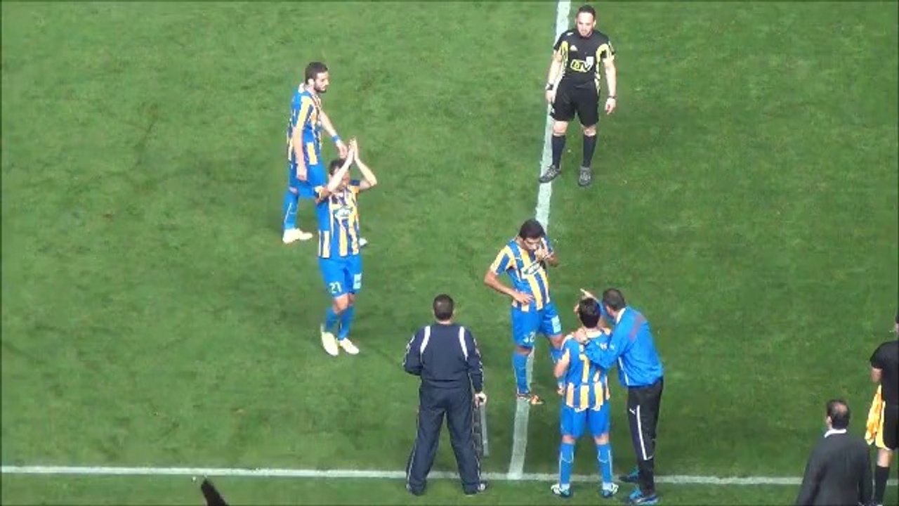 ΑΠΟΕΛ-ΑΕΛ-αλλαγή Μαντούκα