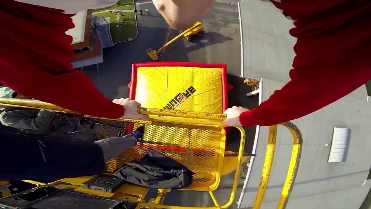Stuntman Practice filmed with GoPro!