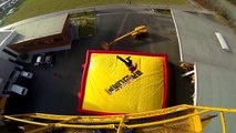 Entrainement d'un cascadeur et gymnaste, filmé à la GoPro!