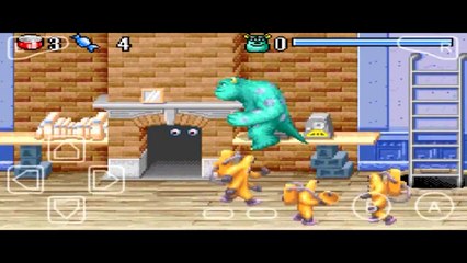 Monsters INC Android Gameplay GameBoy Advance Emulator
