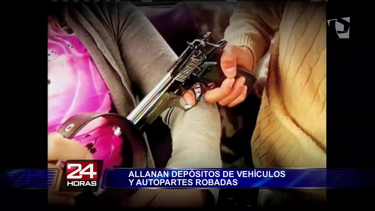 Intervienen depositos de vehículos y autopartes robadas en Independencia
