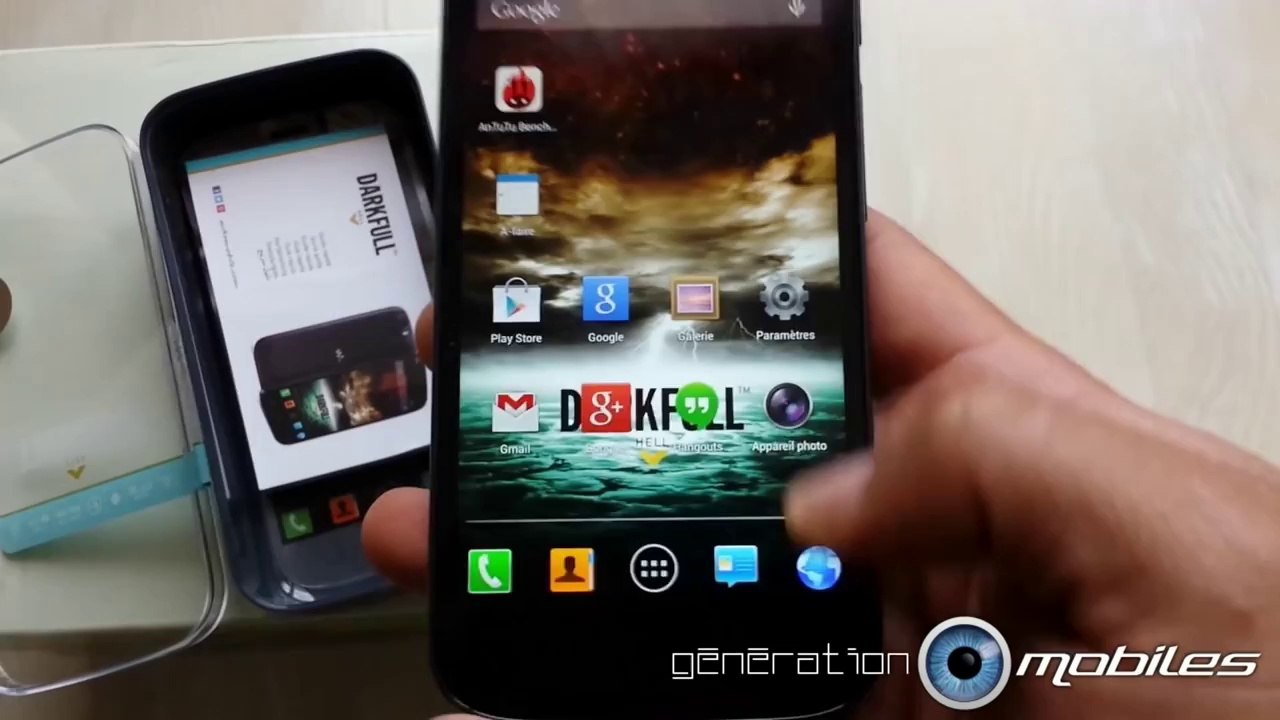 test du telephone Wiko Darkfull