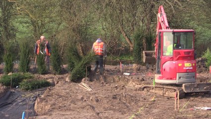Les travaux au Château d'Hardelot