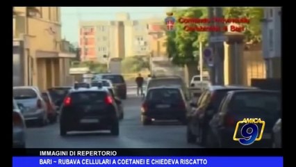 Bari | Rubava cellulari a coetanei e chiedeva riscatto