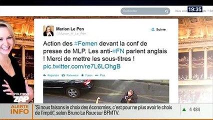 Politicozap: Action des Femen contre le FN - 22/04