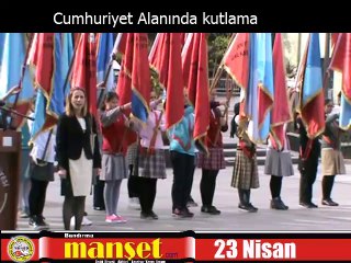 Cumhuriyet alanında 23 Nisan kutlamaları