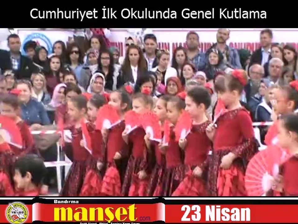 CUMHURİYET iLK OKULUNDA 23 NİSAN