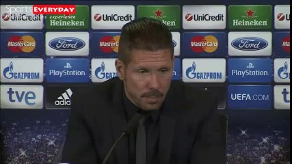 Time will tell who 0-0 suits more - Simeone 23 April 2014 Highlights