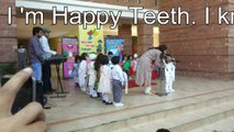 Yasoob Ali Khan performing happy teeth segment