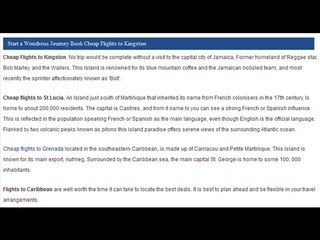 Online Cheap flights to St Kitts