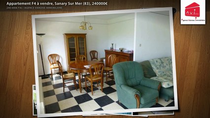 Appartement F4 à vendre, Sanary Sur Mer (83), 240000€