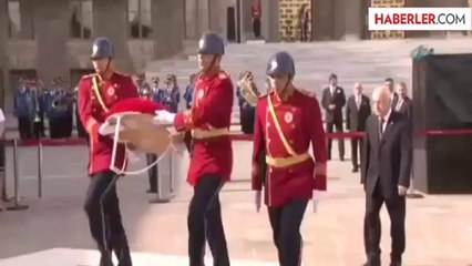 23 Nisan İçin İlk Tören Anıtkabir'de Düzenlendi