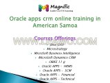 Oracle apps crm online training in uk,usa@magnifictraining