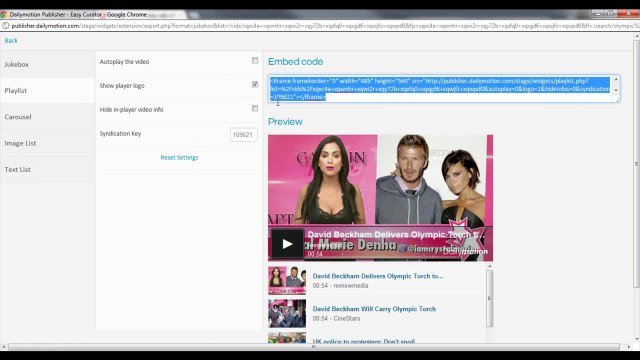 Dailymotion Publisher Network - Presentation De L'easy Curator - Revenus Pour Leur Site