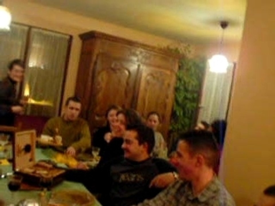 un petit repas d'anniversaire