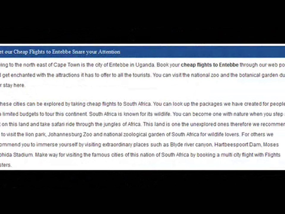 Cheap Flights to Accra