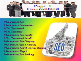 Seo Guaranteed