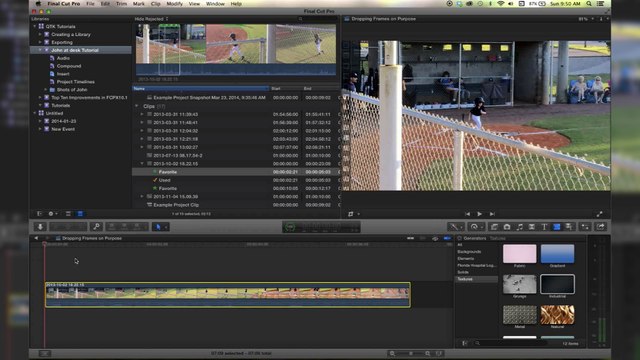Jump Cuts with Markers in Final Cut Pro X