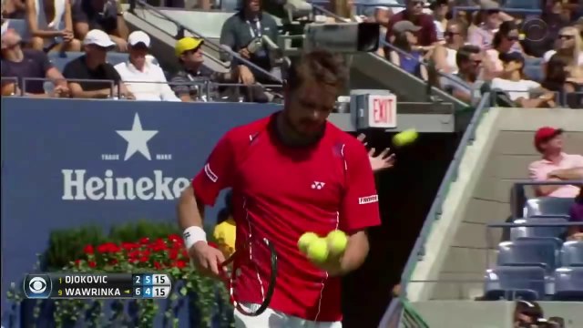 US Open 2013 1/2 Final Novak Djokovic vs Stanislas Wawrinka