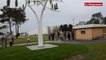 Eolien du futur. Le premier "arbre à vent" installé à Pleumeur-Bodou