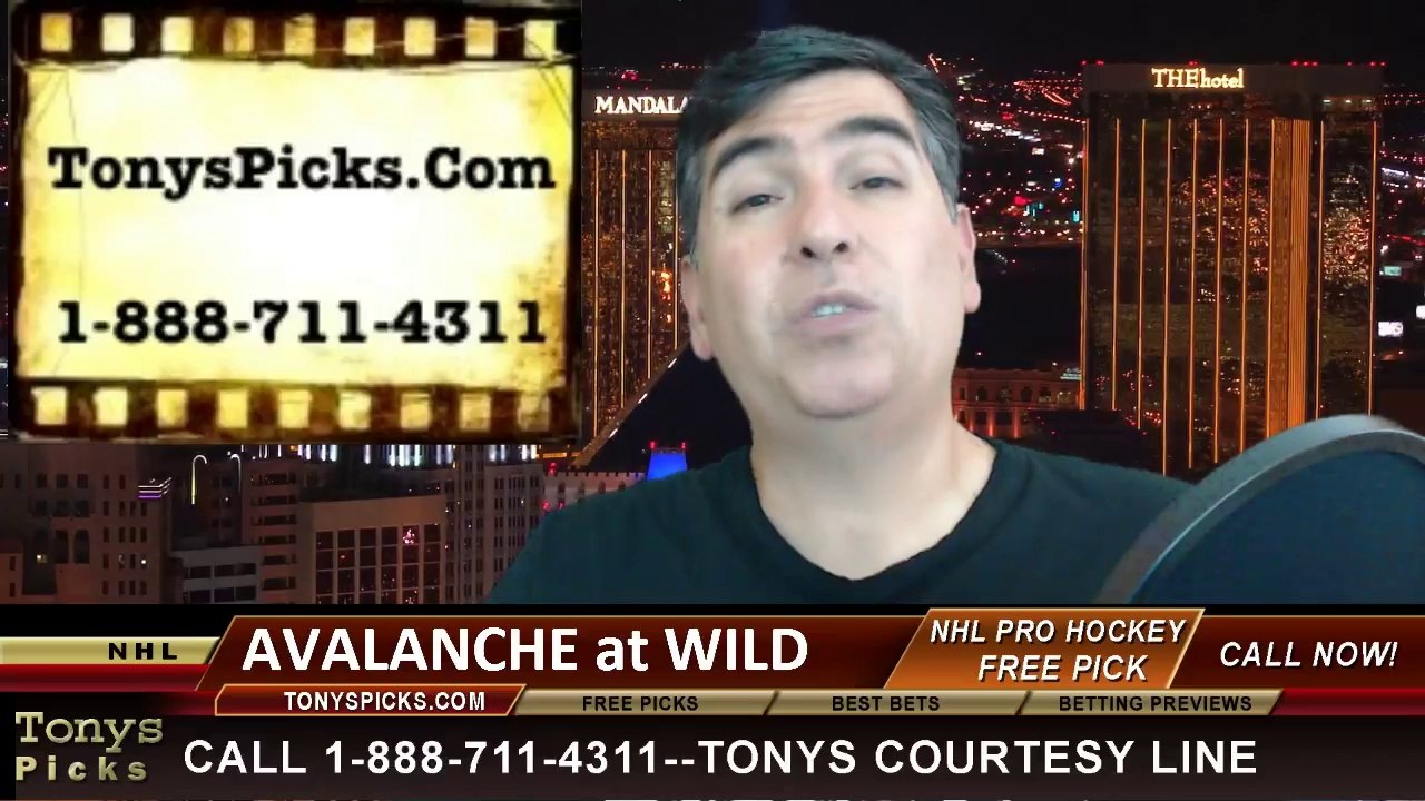 NHL Game 4 Pick Prediction Minnesota Wild vs. Colorado Avalanche Odds Playoff Preview 4-24-2014