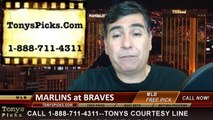 Atlanta Braves vs. Miami Marlins Pick Prediction MLB Odds Preview 4-23-2014