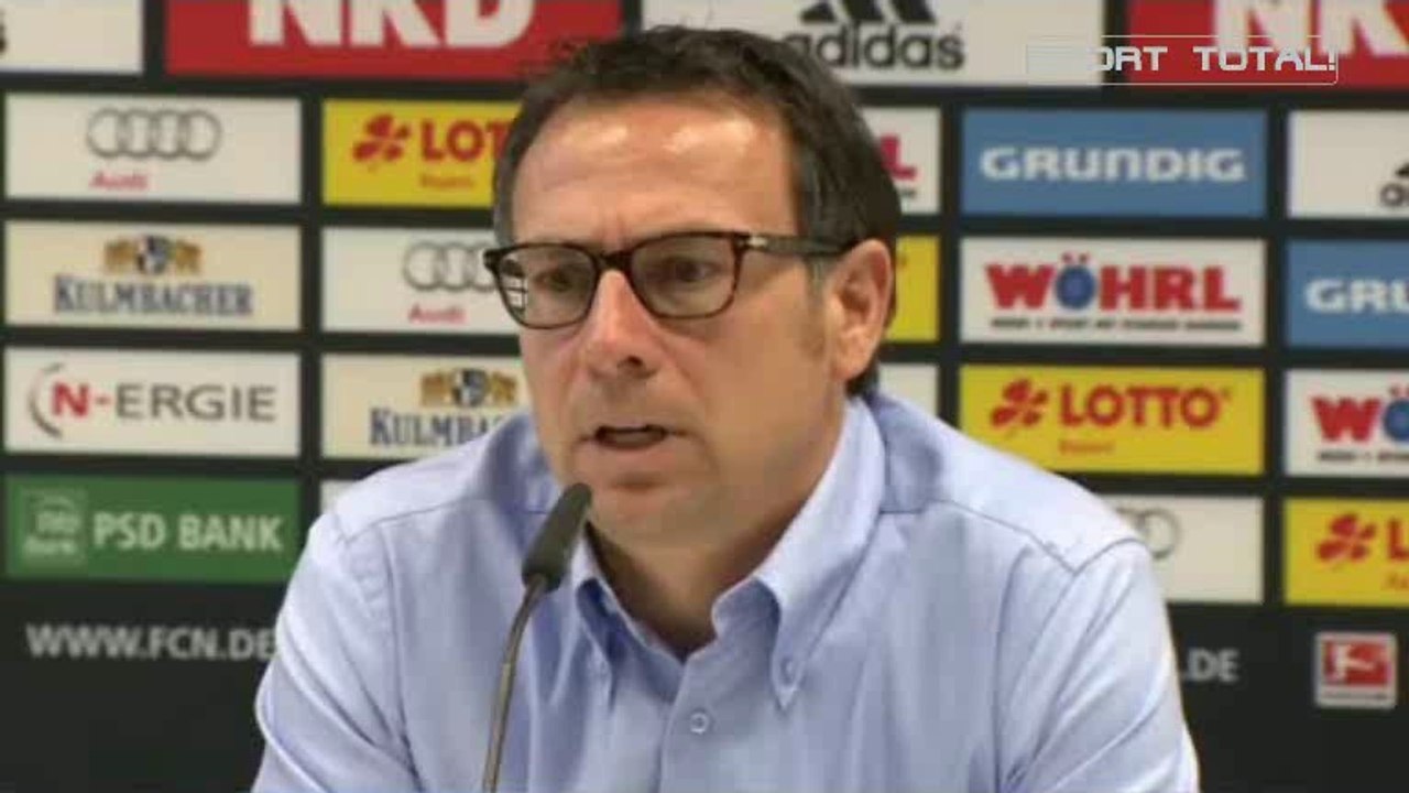 Nürnbergs Manager Martin Bader erklärt den Rauswurf von Trainer Gertjan Verbeek