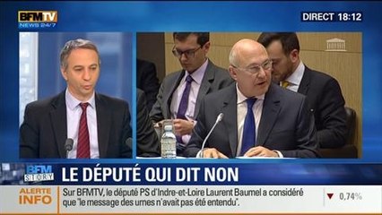 BFM Story: Plan d'économies: Laurent Baumel, le député qui dit non - 23/04